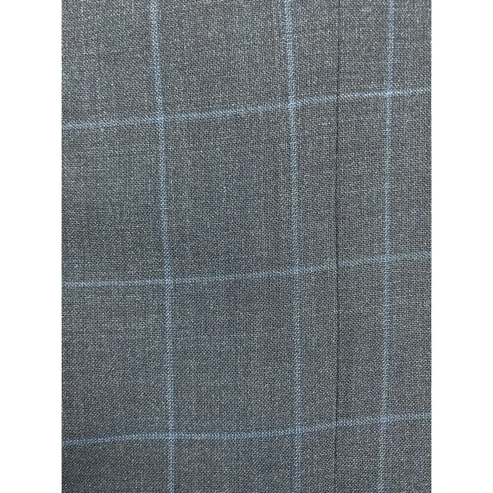 Ermenegildo Zegna Blazer Mens 44L Windowpane Coppley Heritage 100% Wool 3-Button